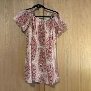 Madewell Silk Paisley Mini Dress